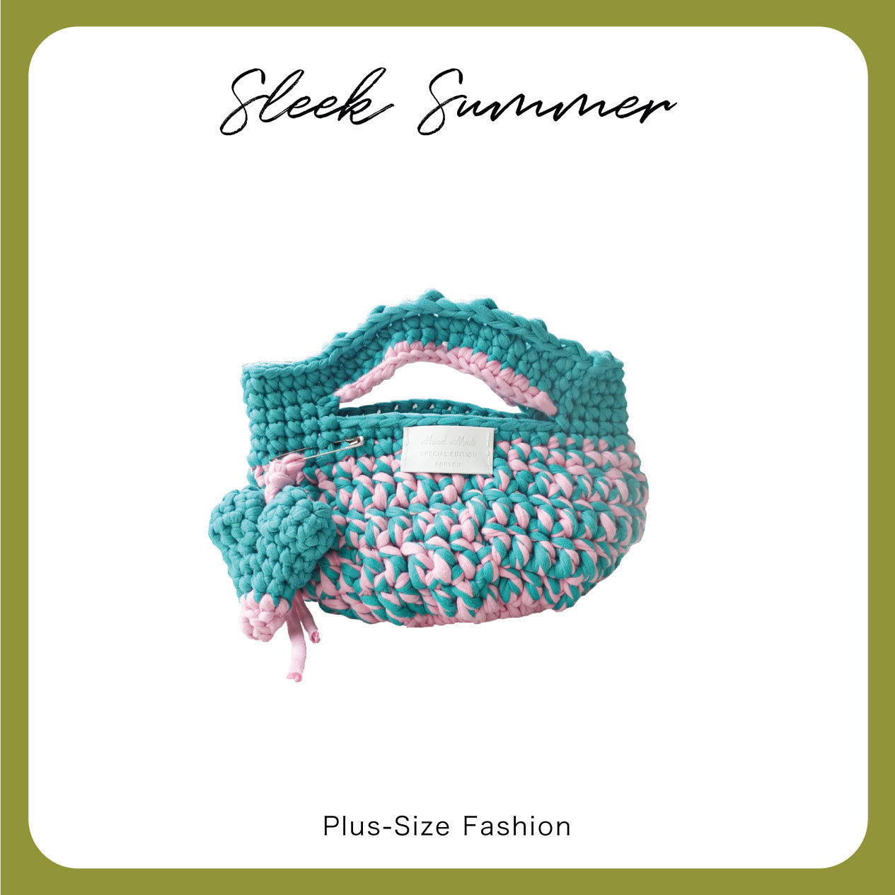 Mixed color Heart Handbag