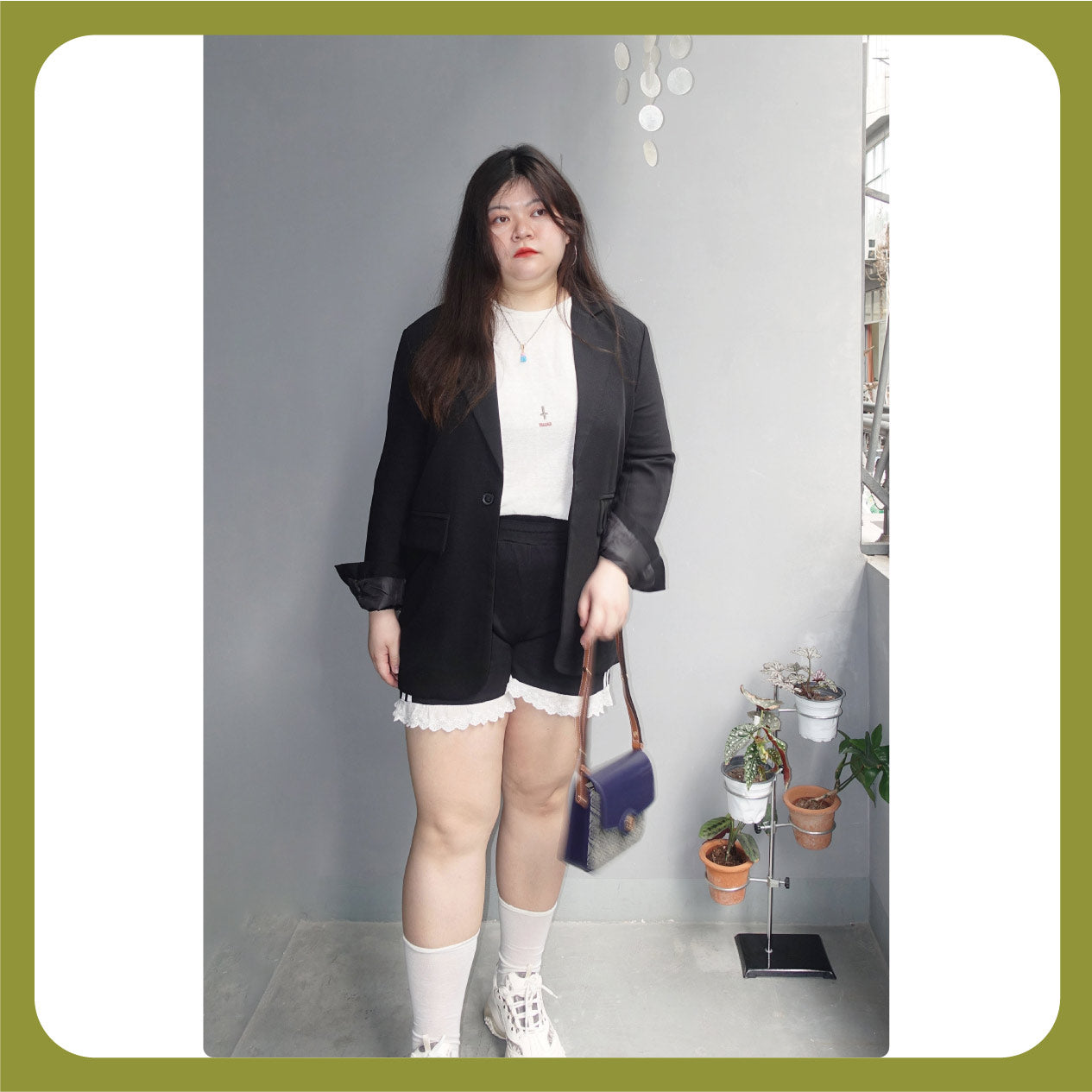 Mid Size Oversized Blazer